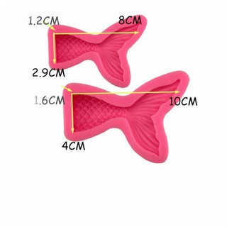 Khuôn silicon 4D Đuôi cá