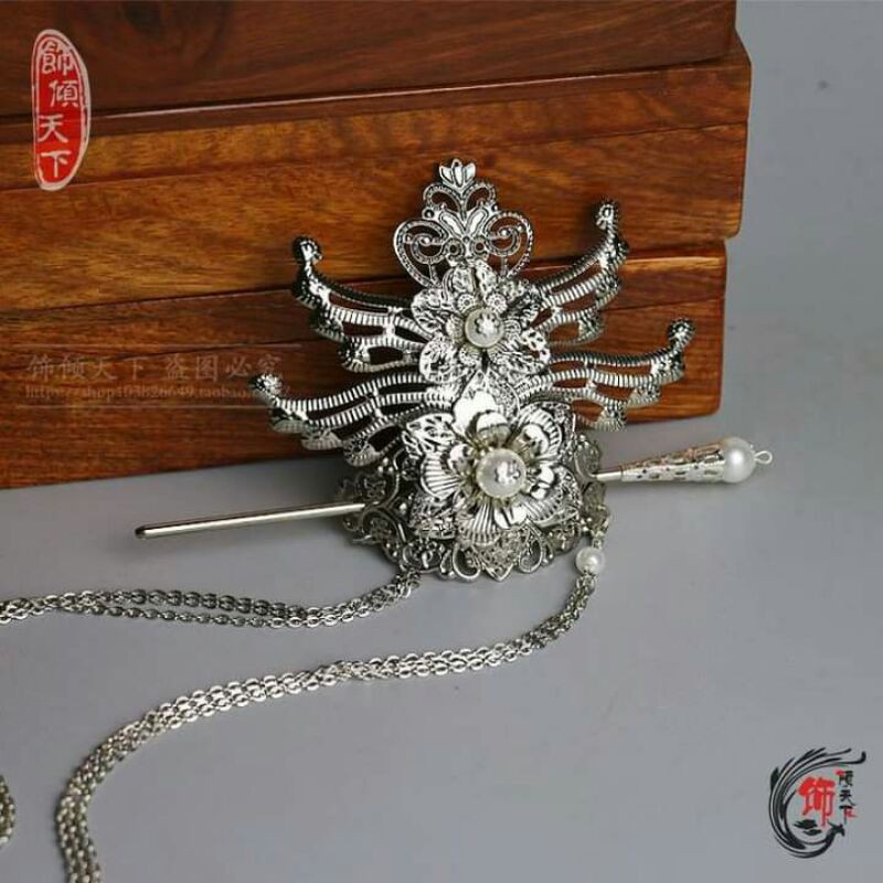 Kim quan chốt búi tóc cổ trang nam nữ