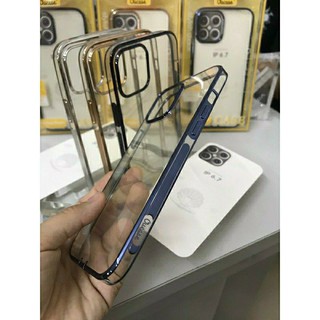 Ốp lưng Ou Case viền màu cho iPhone 12 Mini, 12, 12 Pro, 12 Pro Max lưng trong siêu đẹp ( Full Box )