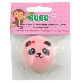 Móc Khóa Squishy Mini Emoji - Mẫu 11 - Panda Hồng
