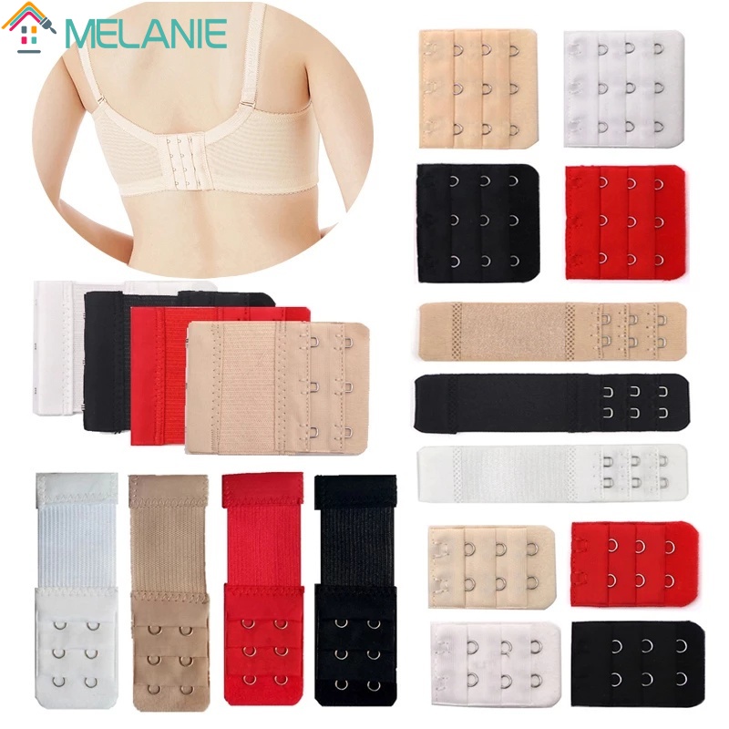 Móc mở rộng áo ngực 3 hàng 2/3/4 móc làm từ thép không gỉ có thể điều chỉnh cho nữ
