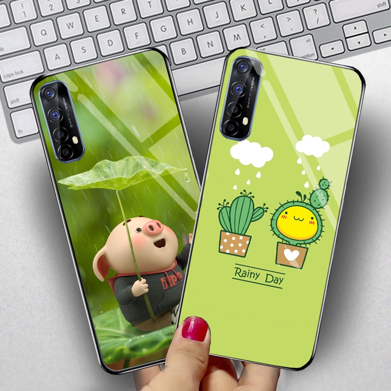 Ốp Lưng REALME C17, REALME 7,7i, 7 PRO Mặt Kính Gương Bóng