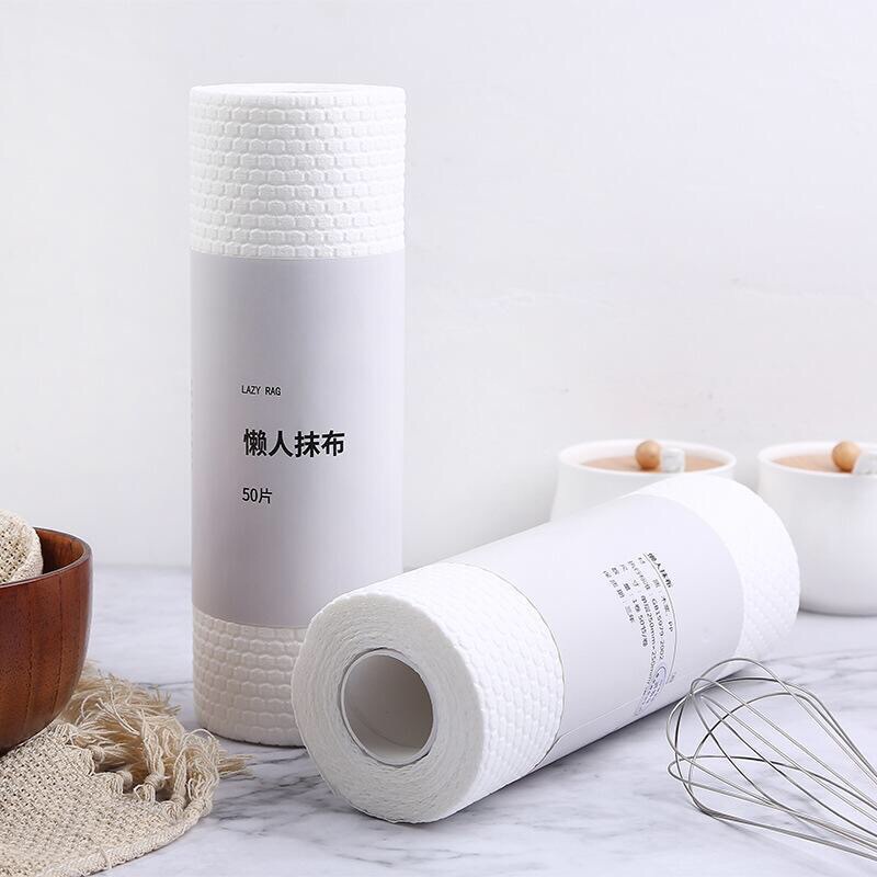 50 Khăn vải thấm nước và dầu tốt sử dụng ướt và khô dùng một lần tiện lợi cho nhà bếp
