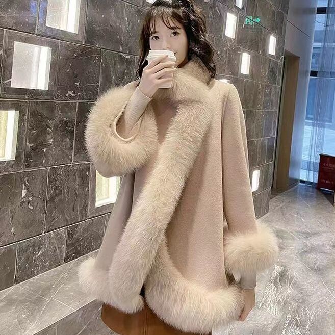 Áo khoác giả lông cáo thời trang mùa đông mới dành cho nữ phiên bản han 2021
 | BigBuy360 - bigbuy360.vn