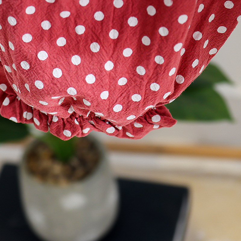 Áo Khoác Tay Ngắn Chất Cotton Hoạ Tiết Cherry Đáng Yêu Cho Bé