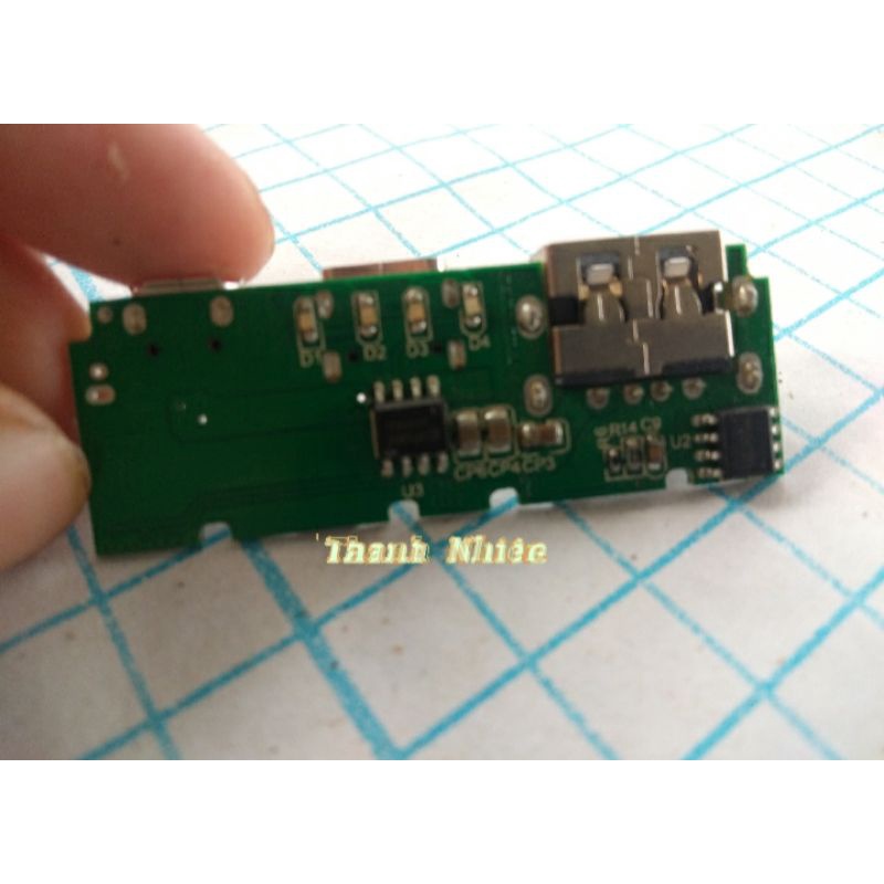 Mạch sạc dự phòng 2a/5v-12v như hình