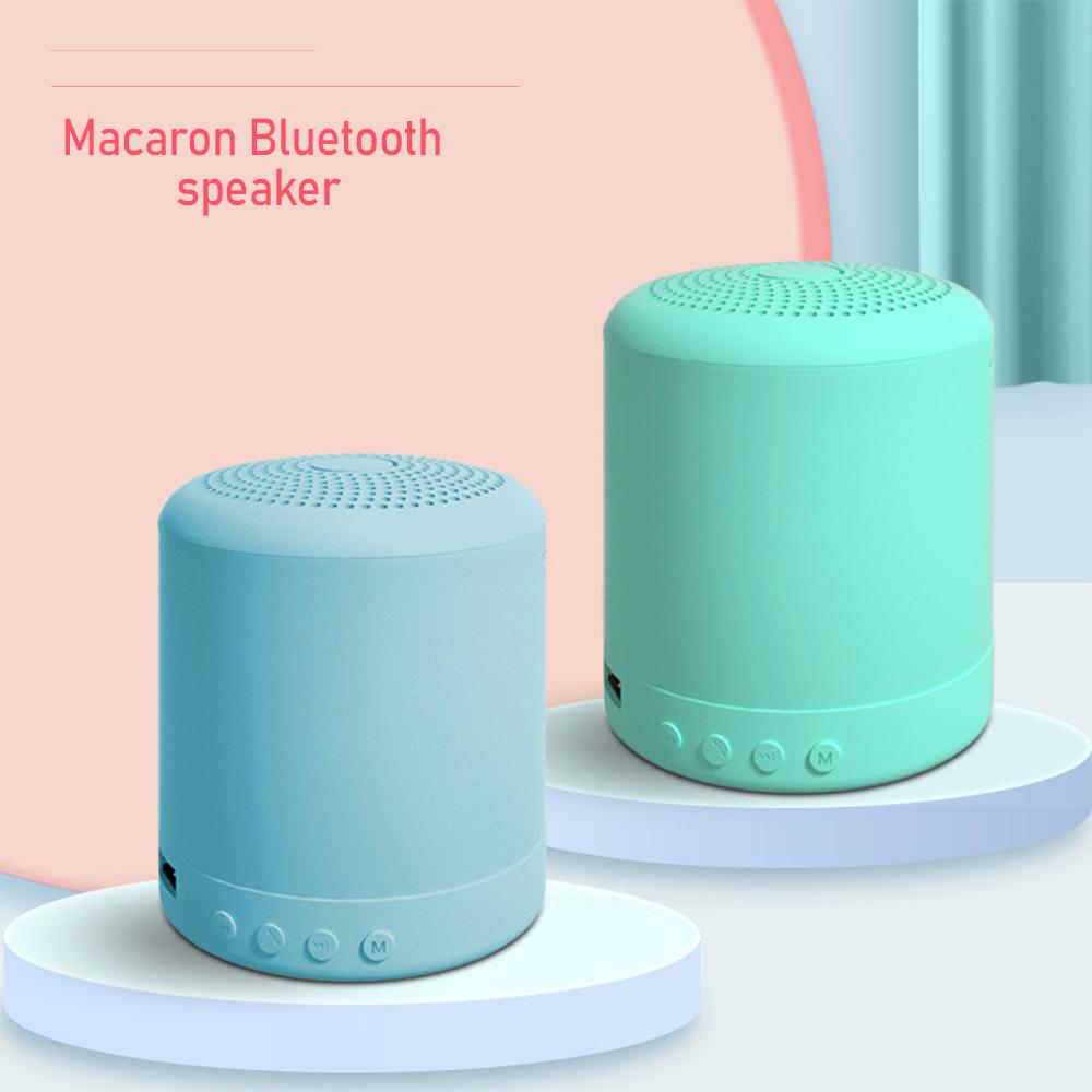 Macaron A11 Mini Bluetooth Âm thanh Máy tính Di động Máy tính xách tay Loa siêu trầm Thẻ USB không dây Loa nhỏ