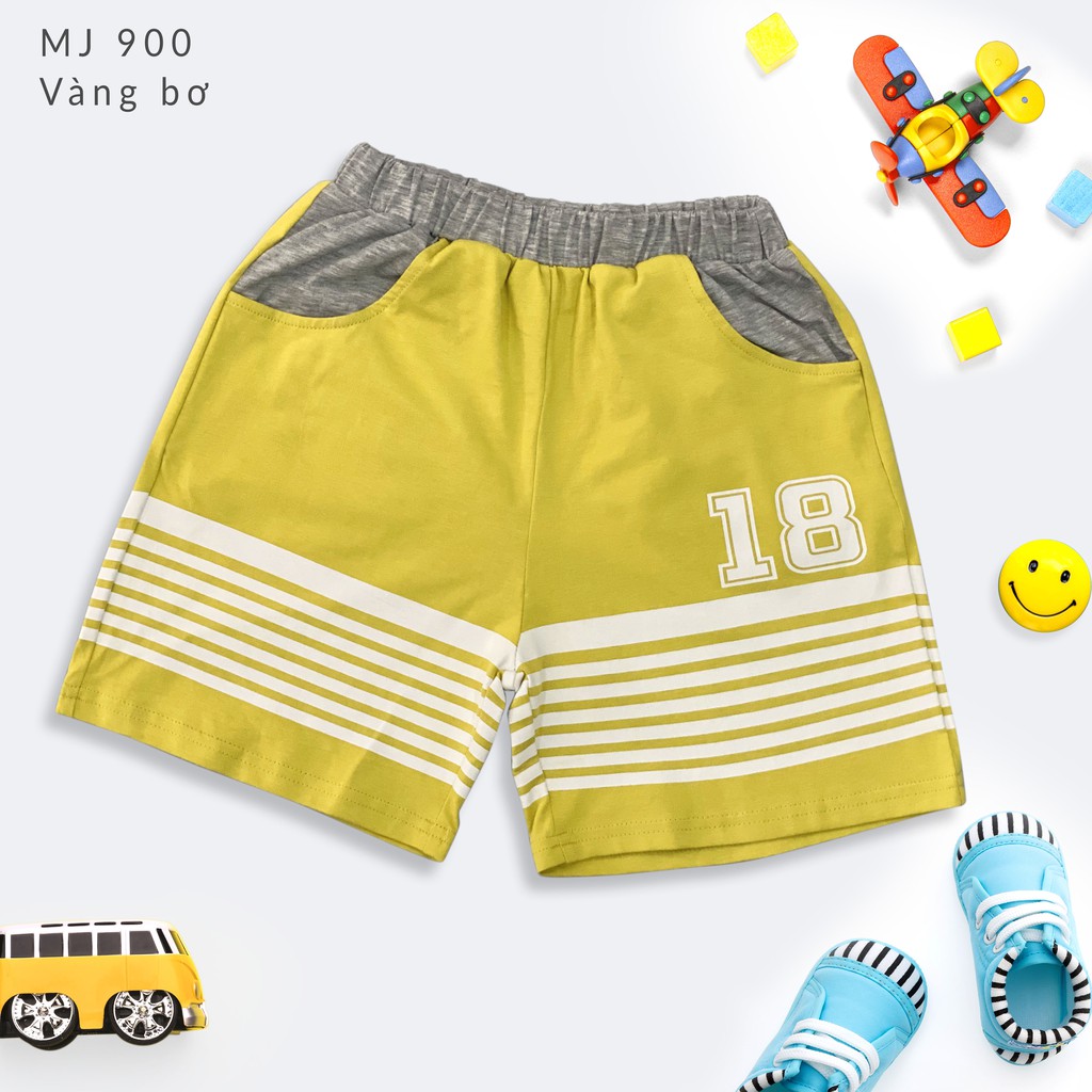 Quần Trẻ Em Bé Trai 18-38 kg - MEEJENA Vải 100% COTTON 4C - 900