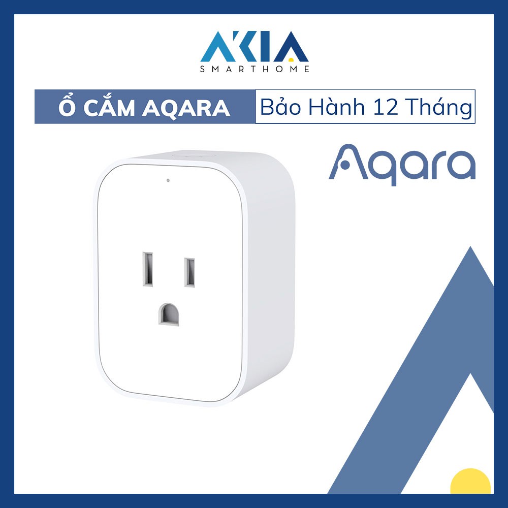 Ổ cắm điện thông minh tiêu chuẩn Mỹ Aqara Smart Plug (US) ZNCZ12LM - Hàng Chính Hãng BH 12 Tháng