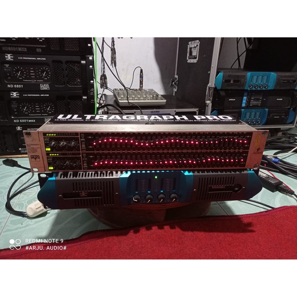 ( HÀNG CHÍNH HÃNG ) Lọc xì equalizer cao cấp BEHRINGER ULTRAGRAPH PRO FBQ3102 chính hãng công nghệ của Đức