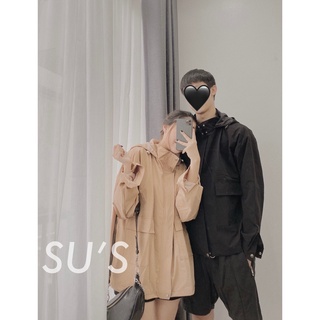 Áo khoác gió lì 2 lớp túi hộp nắp A1952 SUSTORE