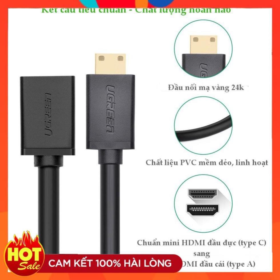 [Chính Hãng] MINI HDMI sang HDMI UGREEN 20137- Hàng Chính Hãng bảo hành 18 tháng