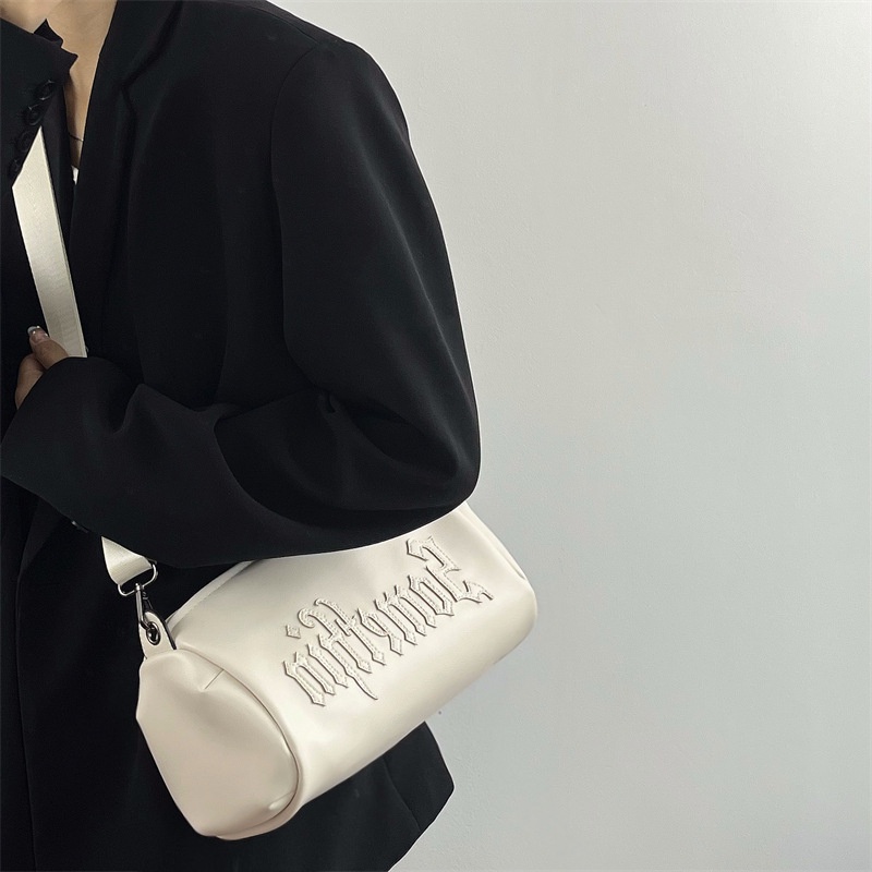 Túi Đeo Chéo Màu Trơn Thêu Chữ Phong Cách Gothic Thời Trang Mới 2022 Gylb1621