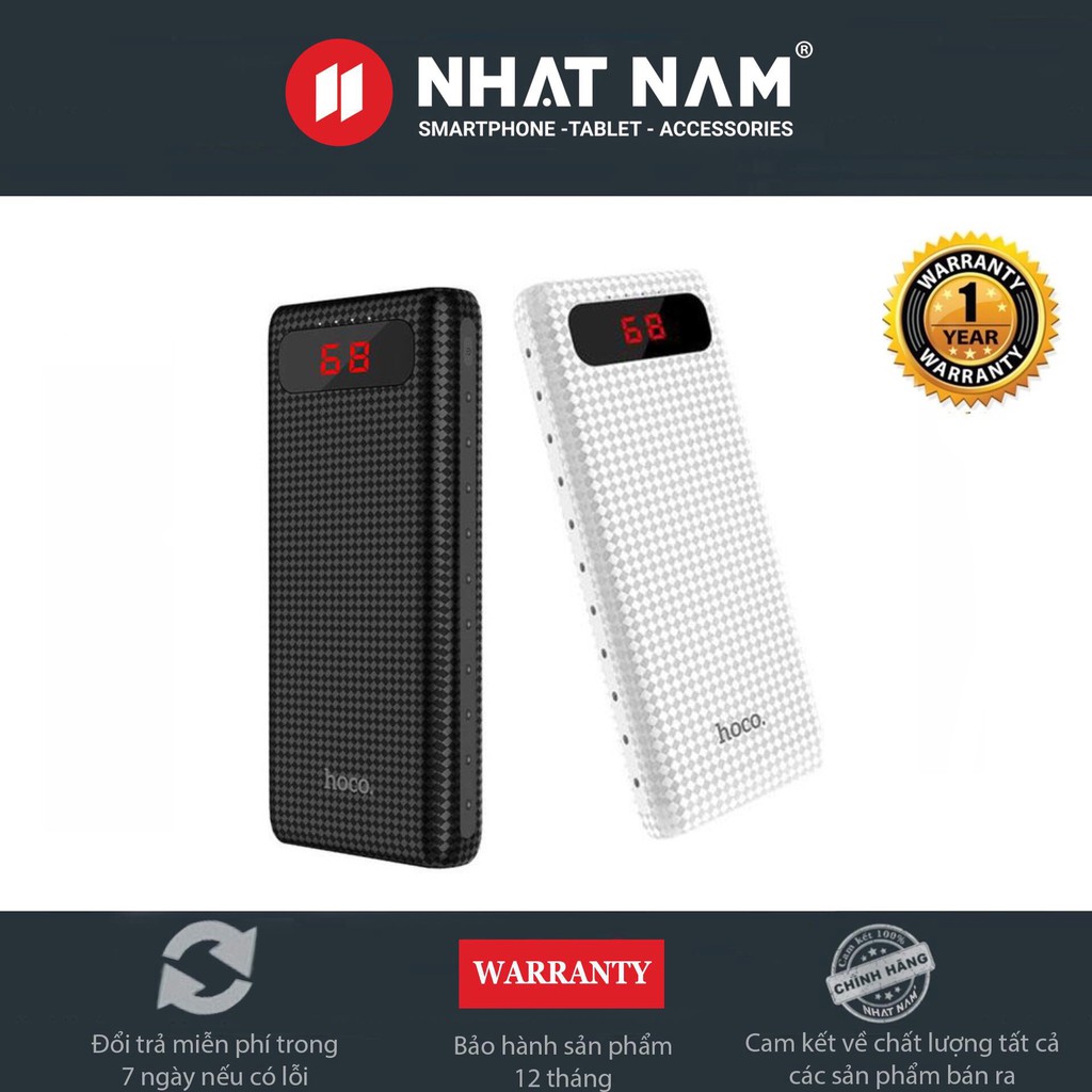 Sạc Dự Phòng HOCO MIGE B20A Dung Lượng 20.000Mah-Hàng Chính Hãng