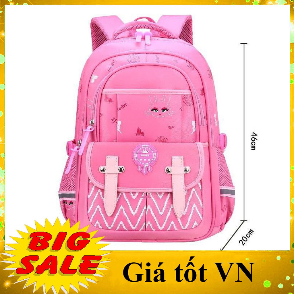 [LOẠI XỊN] Cặp Balo cho bé gái cấp 2, cấp 3 trung học đi học chống gù lưng, chống thấm nước cho trẻ em cấp 1,2 nữ