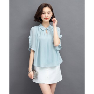 Áo Chiffon Tay Xẻ - - [Free Ship Đơn Hàng 50k]