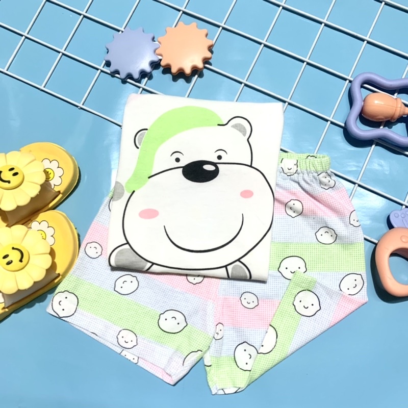 Bộ Sơ Sinh Cộc Tay, Bộ Quần Áo Sơ Sinh Cúc Giữa Cho Bé Trai Và Bé Gái Hàng Sịn Mềm Mại