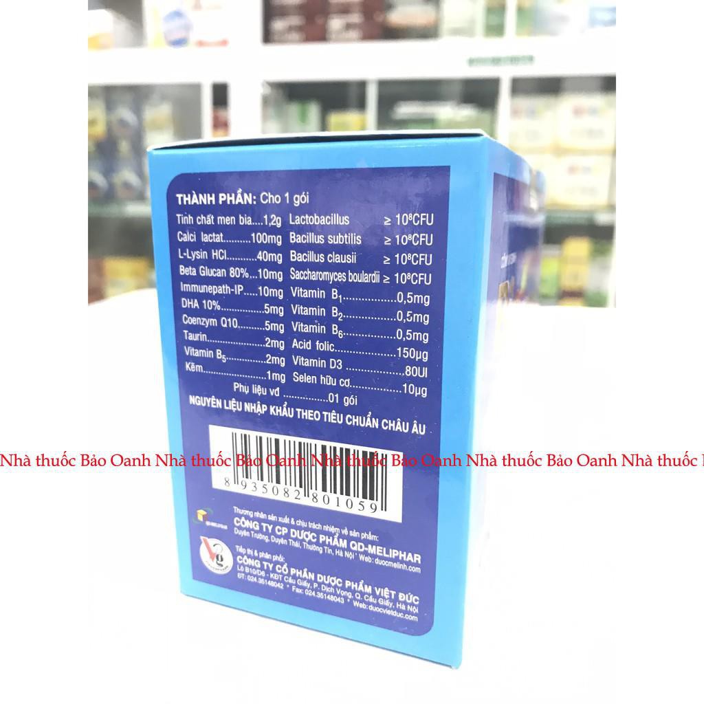 Bioacemin gold+, ăn ngon tăng hấp thu và cải thiện cân nặng- Hôp30 gói