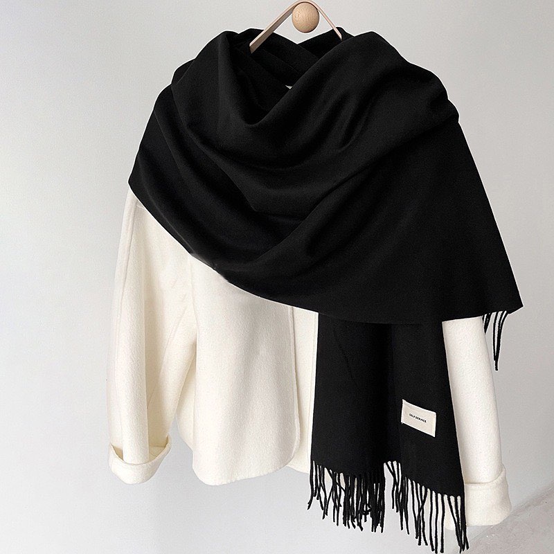 Khăn len trơn basic màu sắc đa dạng leuleu.accessorize