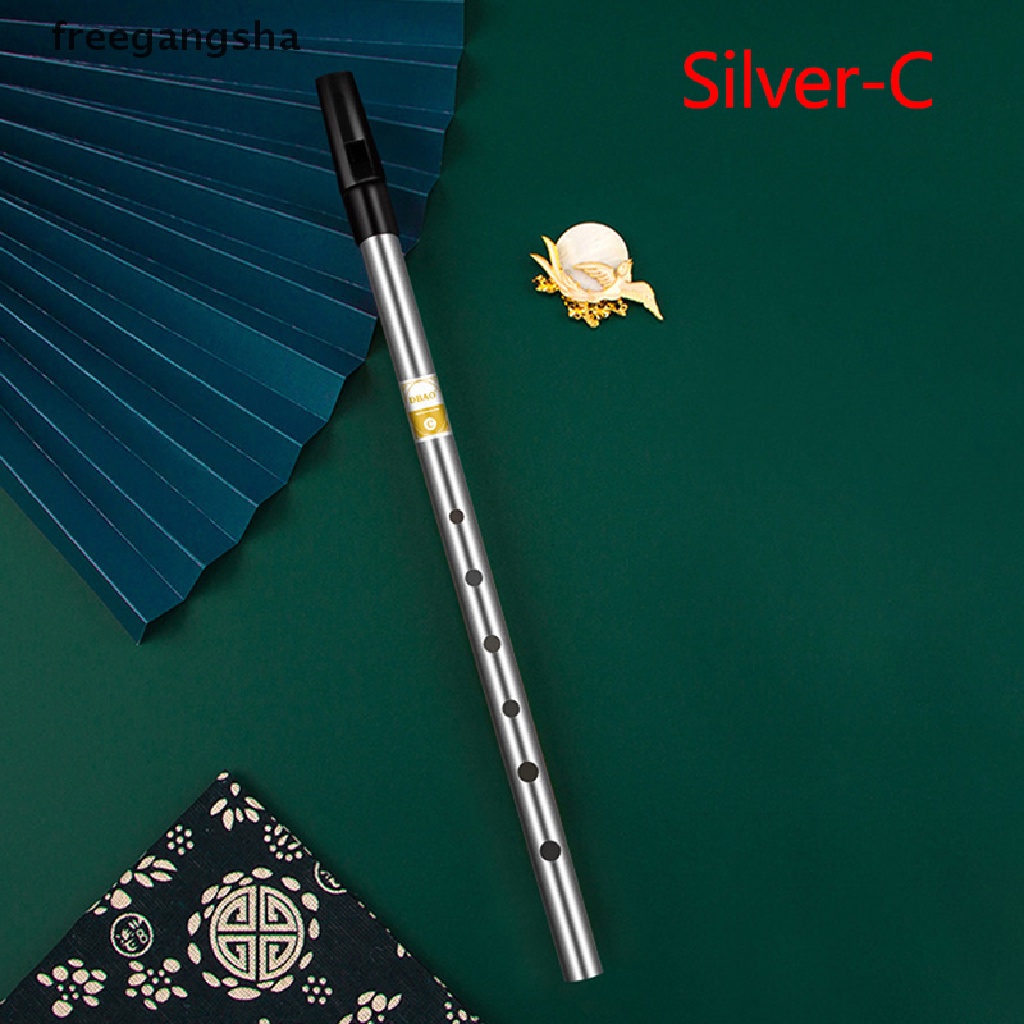 Flute C/D key Ireland Flute Tin Penny Whistle 6 Hole Flute Musical Instrument FDH