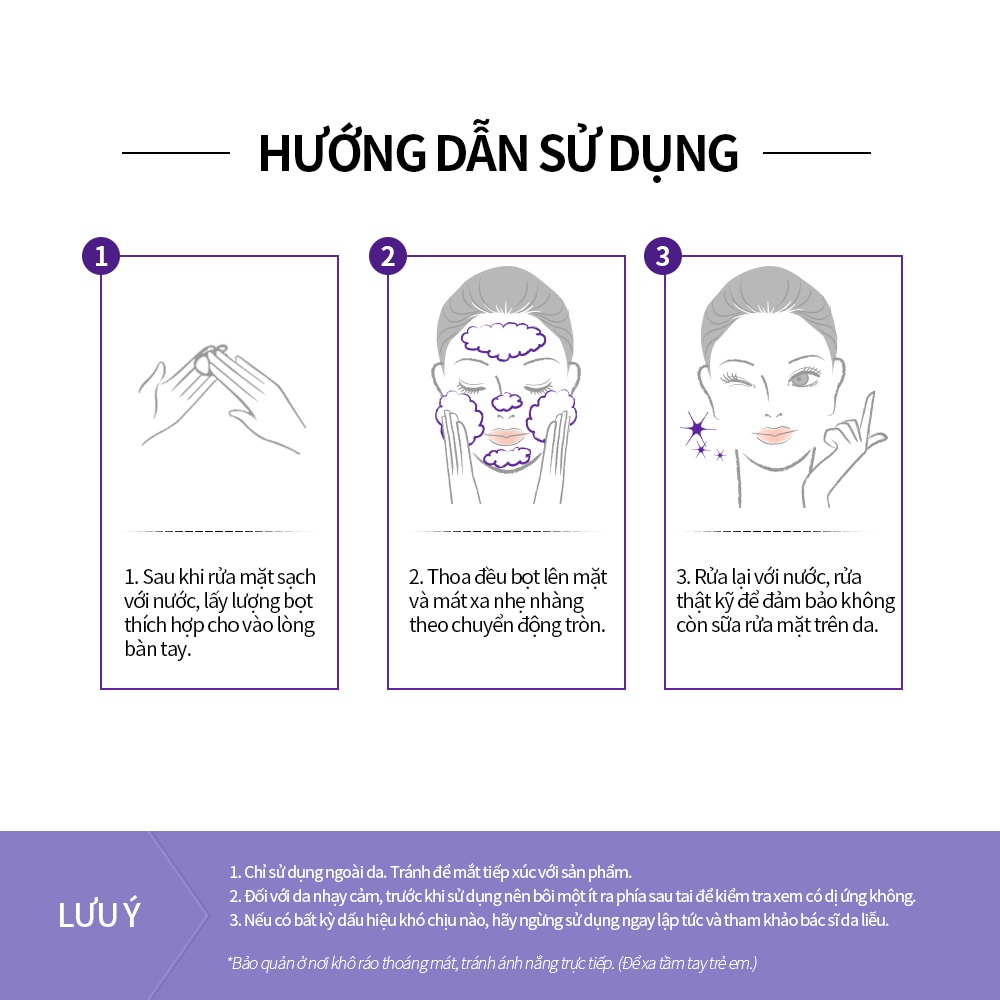 Sữa rửa mặt LANBENA Retinol tạo bọt chứa Amino Acid chống nếp nhăn và ngừa lão hóa Làm Sạch 100ml