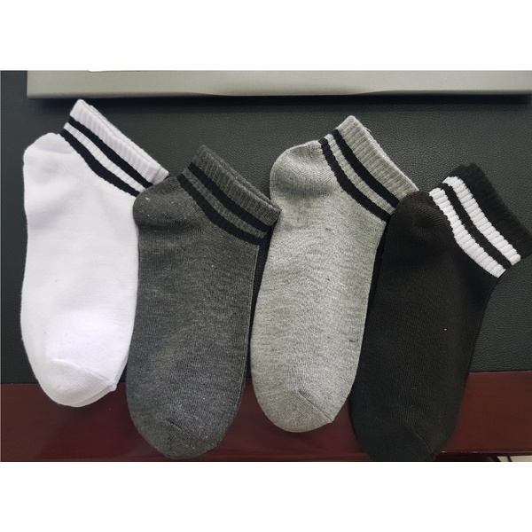 Tất Nam Cổ Ngắn, Tất Vớ Nam Cổ Thấp, Chất Liệu Cotton Thoáng Mát, Thấm Hút Tốt