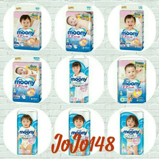Tã dán moony nb90/s84/m64/l54