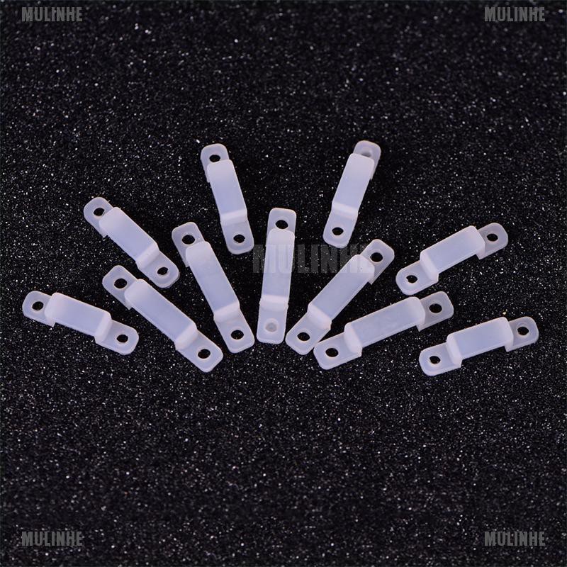 Set 10 Kẹp Nhựa Mềm 10 / 14mm Cố Định Đèn