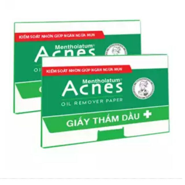 Giấy thấm dầu - Acnes Oil Remover Paper 100 Tờ