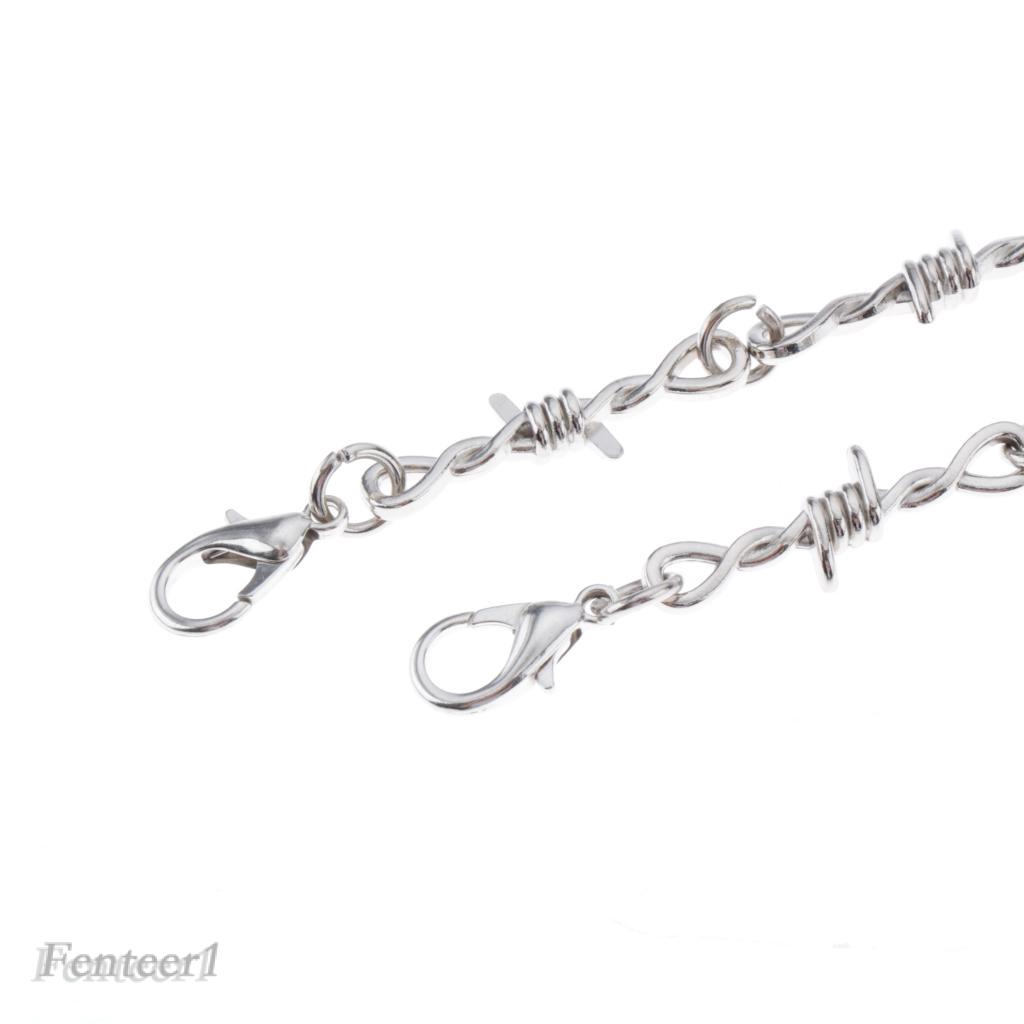 Dây xích hợp kim trang trí gai nhỏ thời trang cho nữ