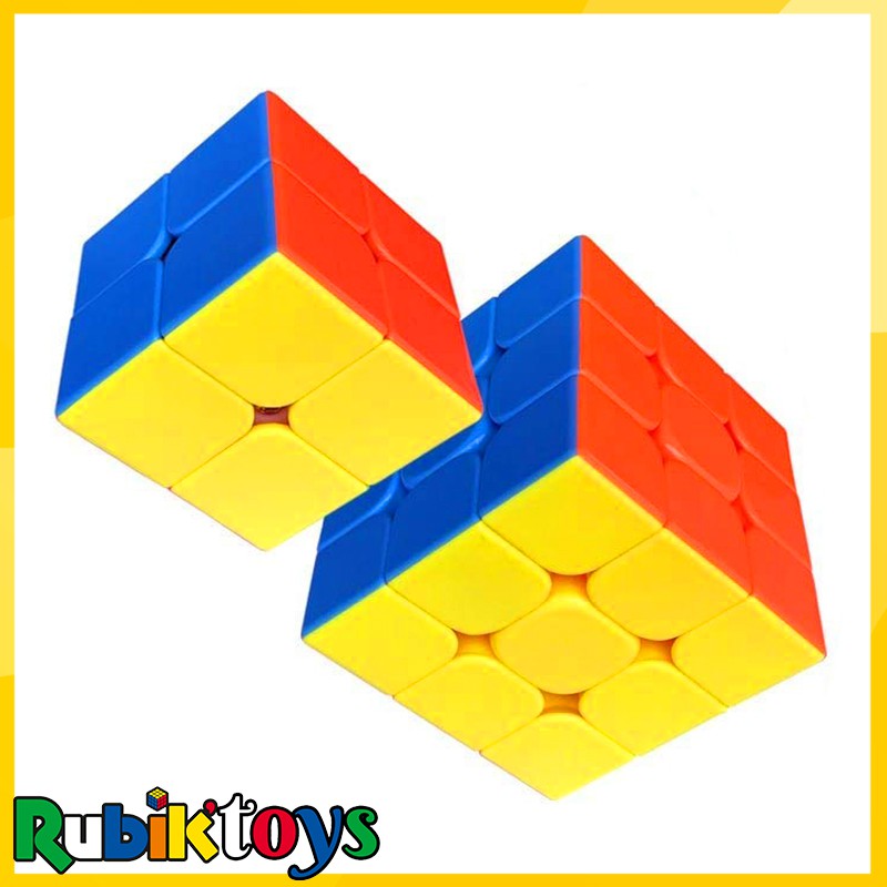 Combo Rubik 2x2 + 3x3 Bẻ Góc Cực Tốt, Nhanh, Trơn, Mượt 🦋 Rubik MoYu MeiLong Đồ chơi Phát Triển Trí Tuệ