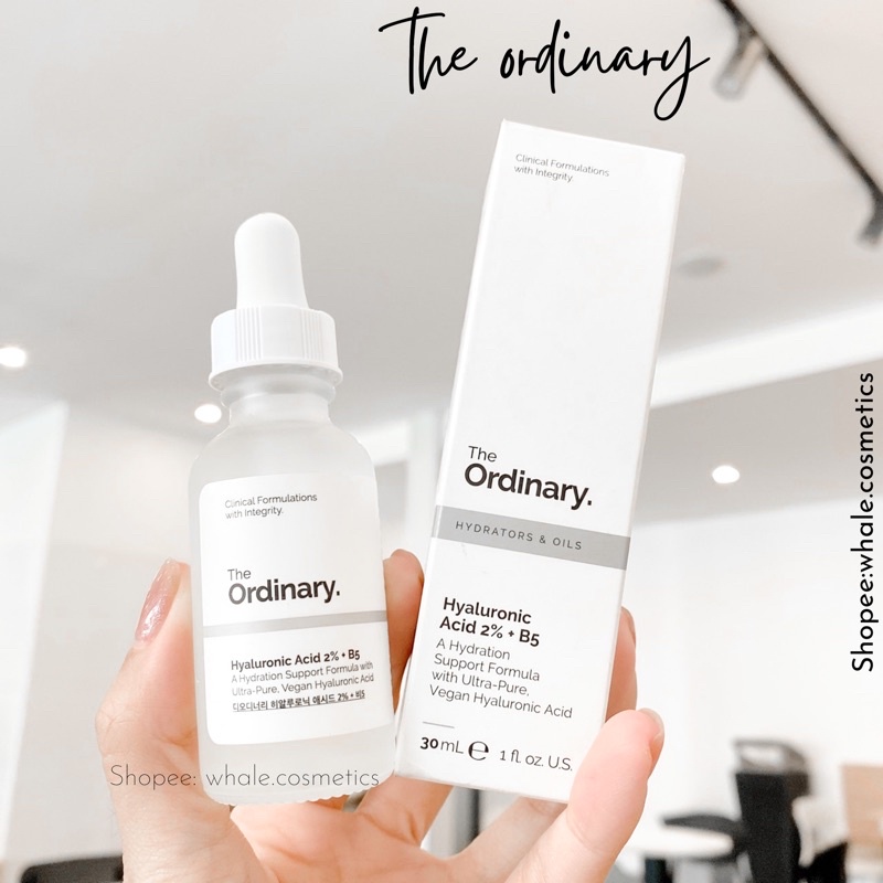 Tinh chất cấp nước, phục hồi da The Ordinary Hyaluronic Acid 2% + B5