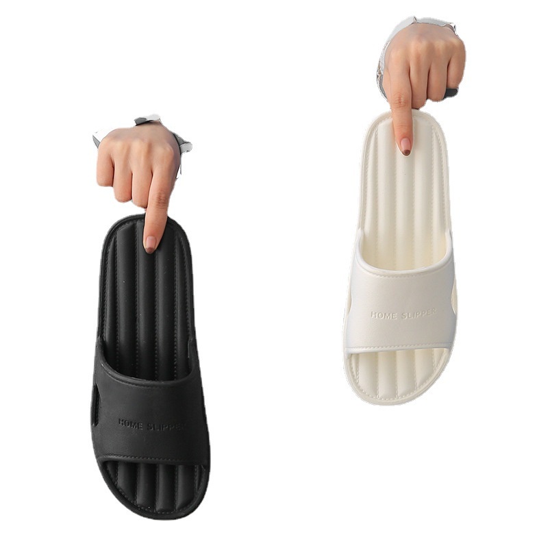 Dép đi trong nhà đế mềm chống trượt màu trơn size 36-45 cho người lớn AYUER