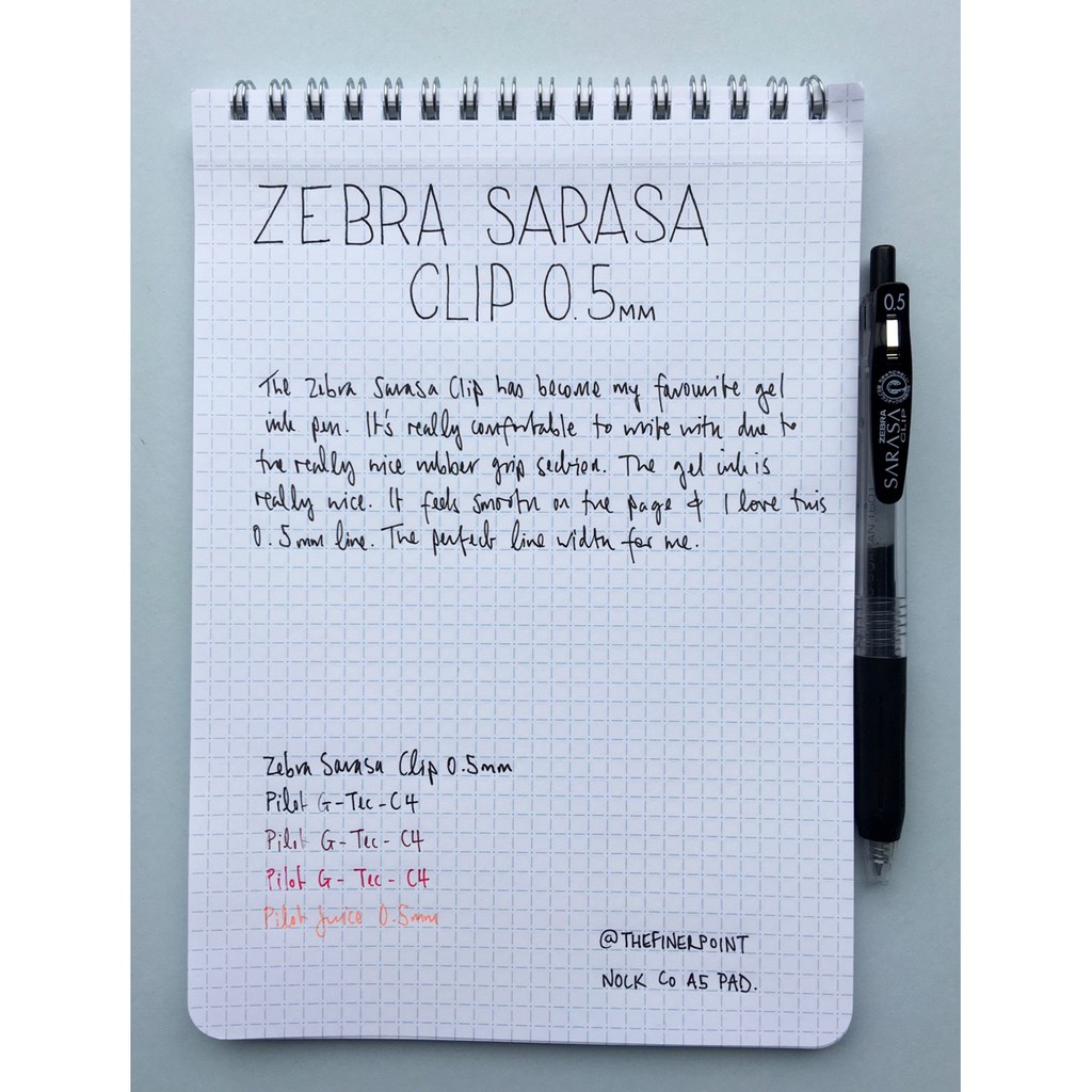 BÚT GEL ZEBRA SARASA CLIP NHẬT BẢN – 0.5MM