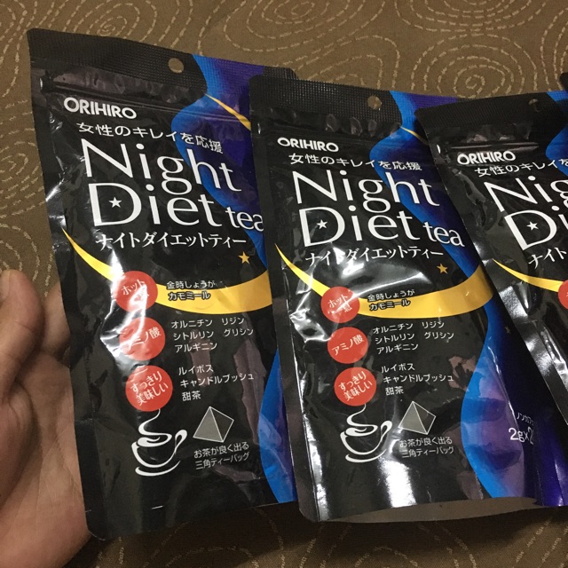 Trà giảm cân Night diet Orihiro