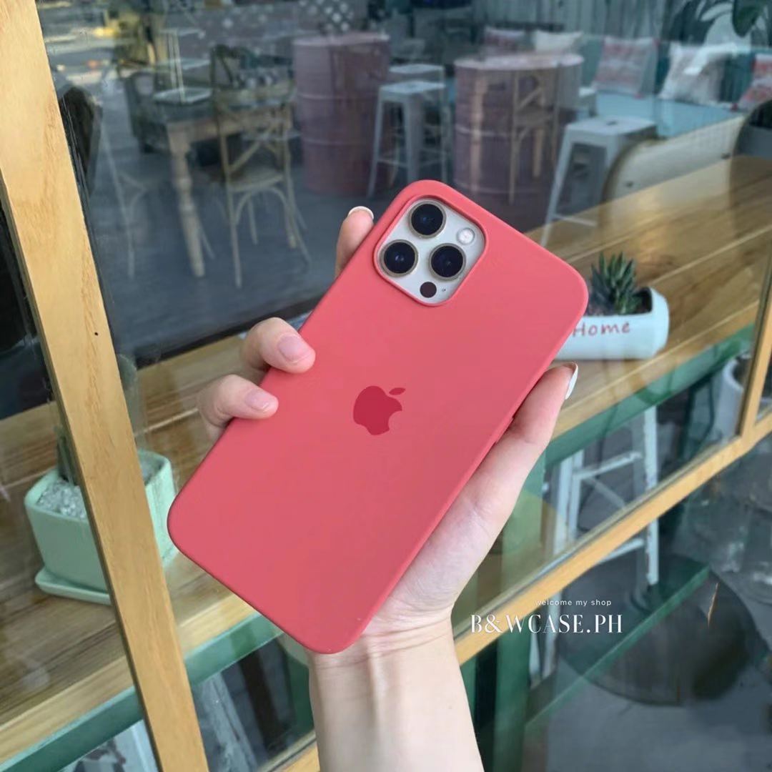 Ốp Lưng Silicone Chống Sốc Màu Đỏ Cho Iphone 12 11 Pro Max Ix Xs Max Xr Se2 Iphone 6 6s 7 8 Plus