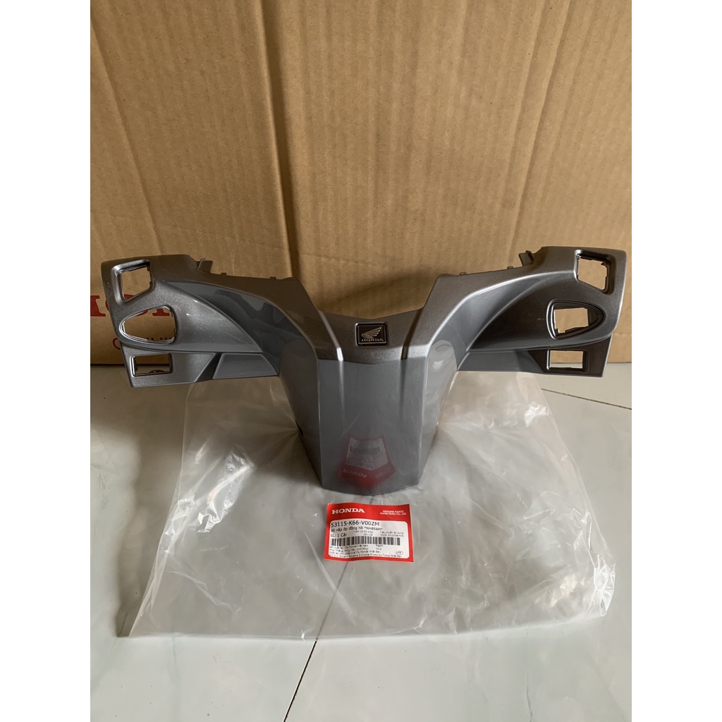 Nắp ốp sau tay lái - gáy HONDA AIR BLADE 125 năm 2015-2016 màu Xám bạc. *NHB56M* 53115K66V00ZM