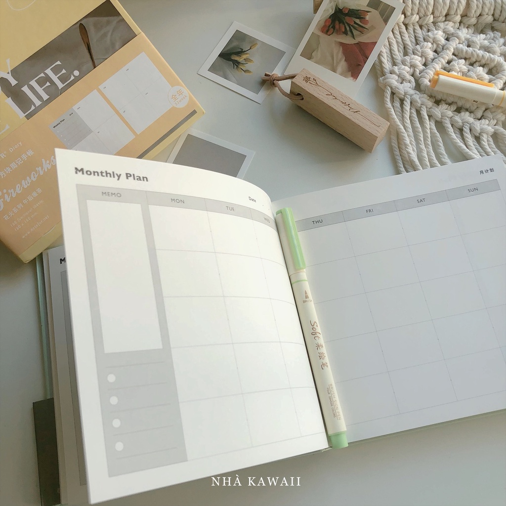 Sổ lập kế hoạch Note For Cube planner 168 trang