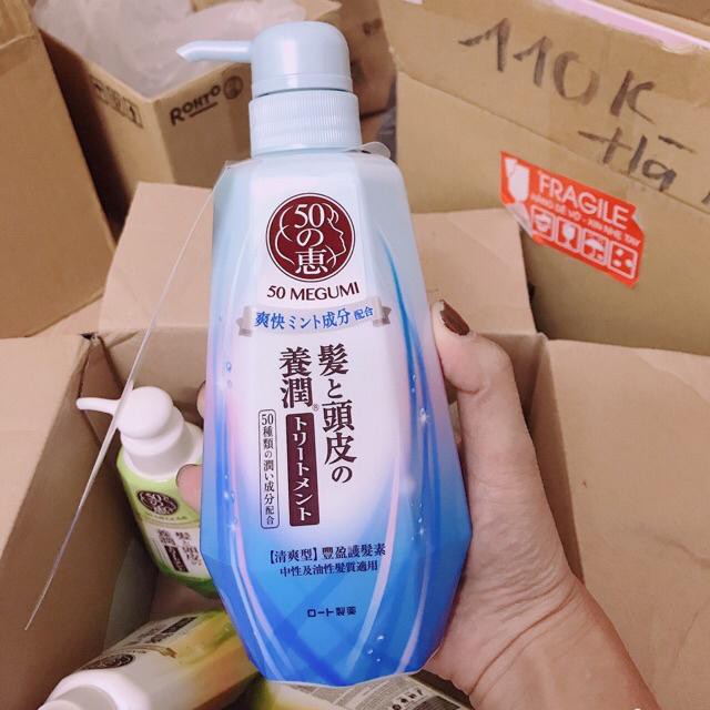 DẦU XẢ MEGUMI FRESH AND CLEAN SẠCH SÂU VÀ THANH MÁT 400ML