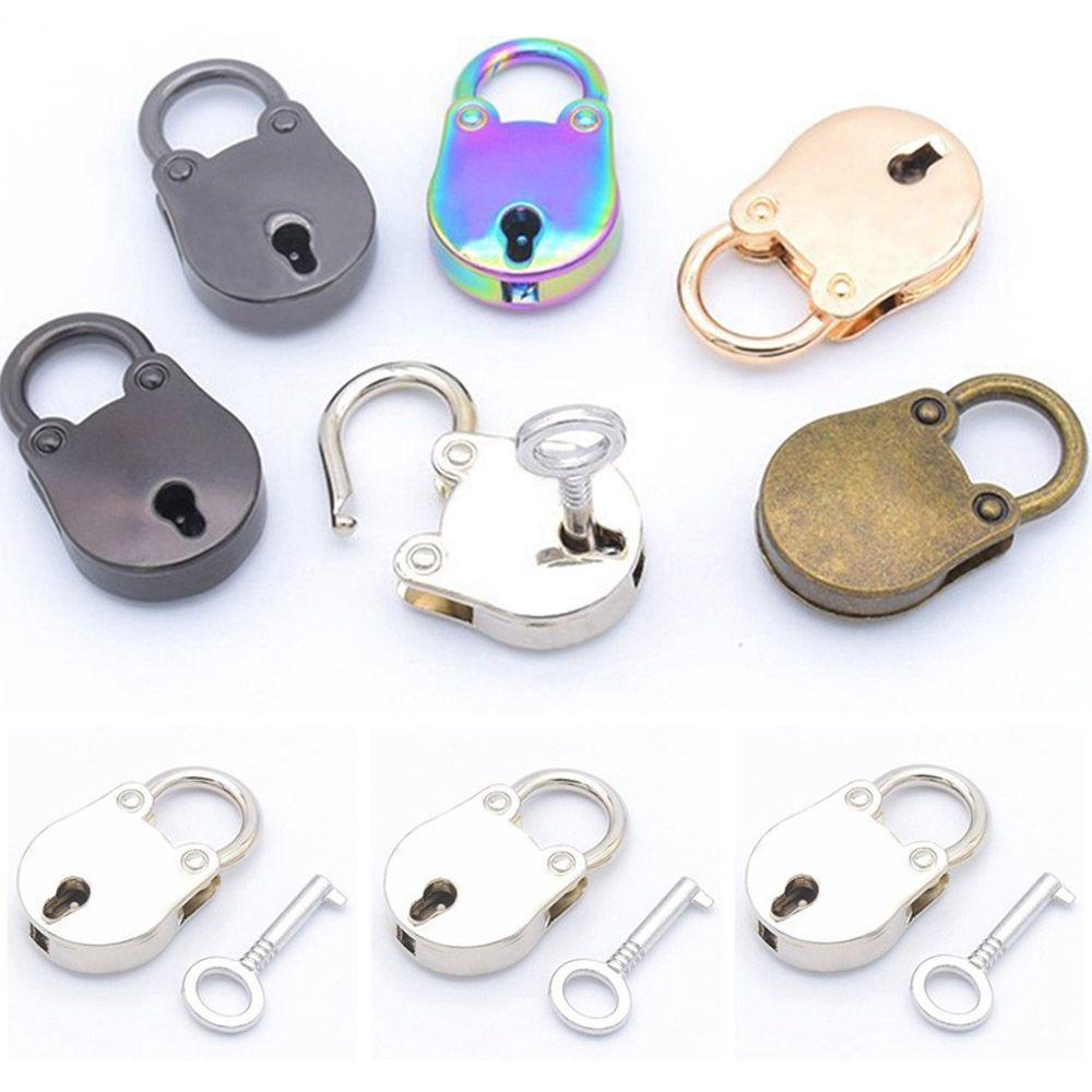 Bộ 2 Ổ Khóa Mini Kèm Chìa Khóa Phong Cách Vintage