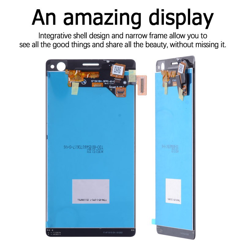 Màn Hình Cảm Ứng Lcd 5.5 "Thay Thế Cho Sony Xperia C4 Dual E5353 E5333 Kèm Khung