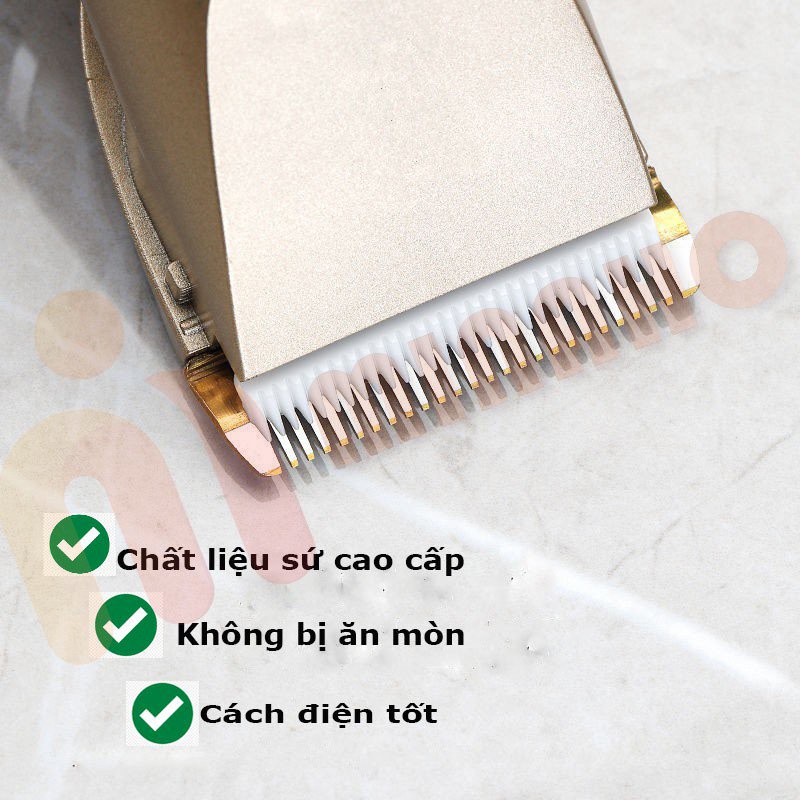 Tông Đơ Cắt Tóc Cao Cấp MINAHO - Tông Đơ Cắt Tóc Gia Đình Siêu Khỏe ( tặng kèm 9 phụ kiện )