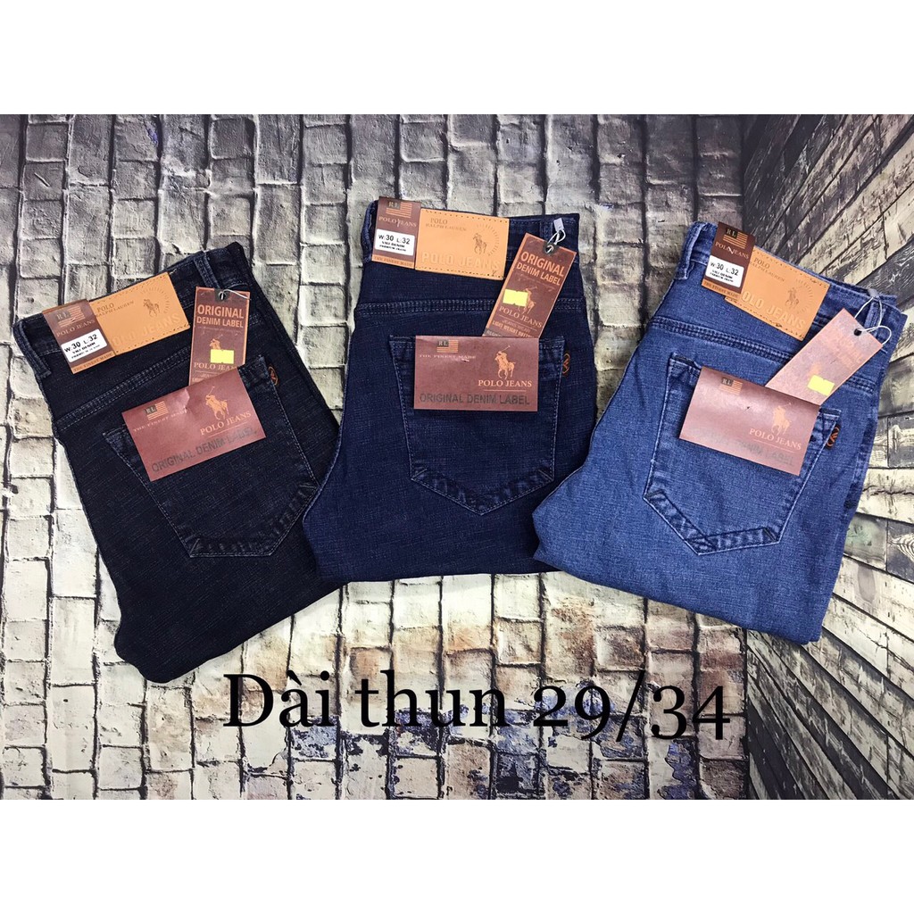 Quần jeans nam co giãn ống suông [Straight Fit] Big size QN236