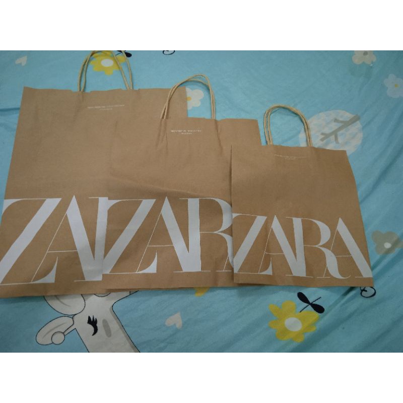 Túi giấy Zara size S/M/L