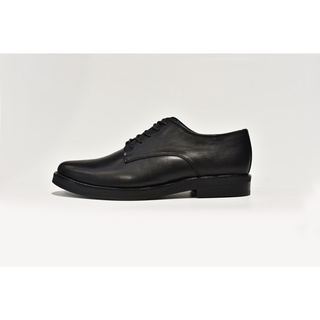 [TATHANIUM Footwear] Giày Derby cột dây màu đen da mộc