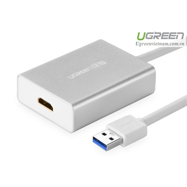 ❤️ Cáp USB to HDMI Ugreen - (Type A  Male 3.0) Giúp laptop - Pc có thêm màn hình thứ 2 dùng độc lập song song  40229