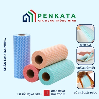 Khăn lau bếp, khăn lau đa năng cuộn 50 tờ penkata t.ckldn