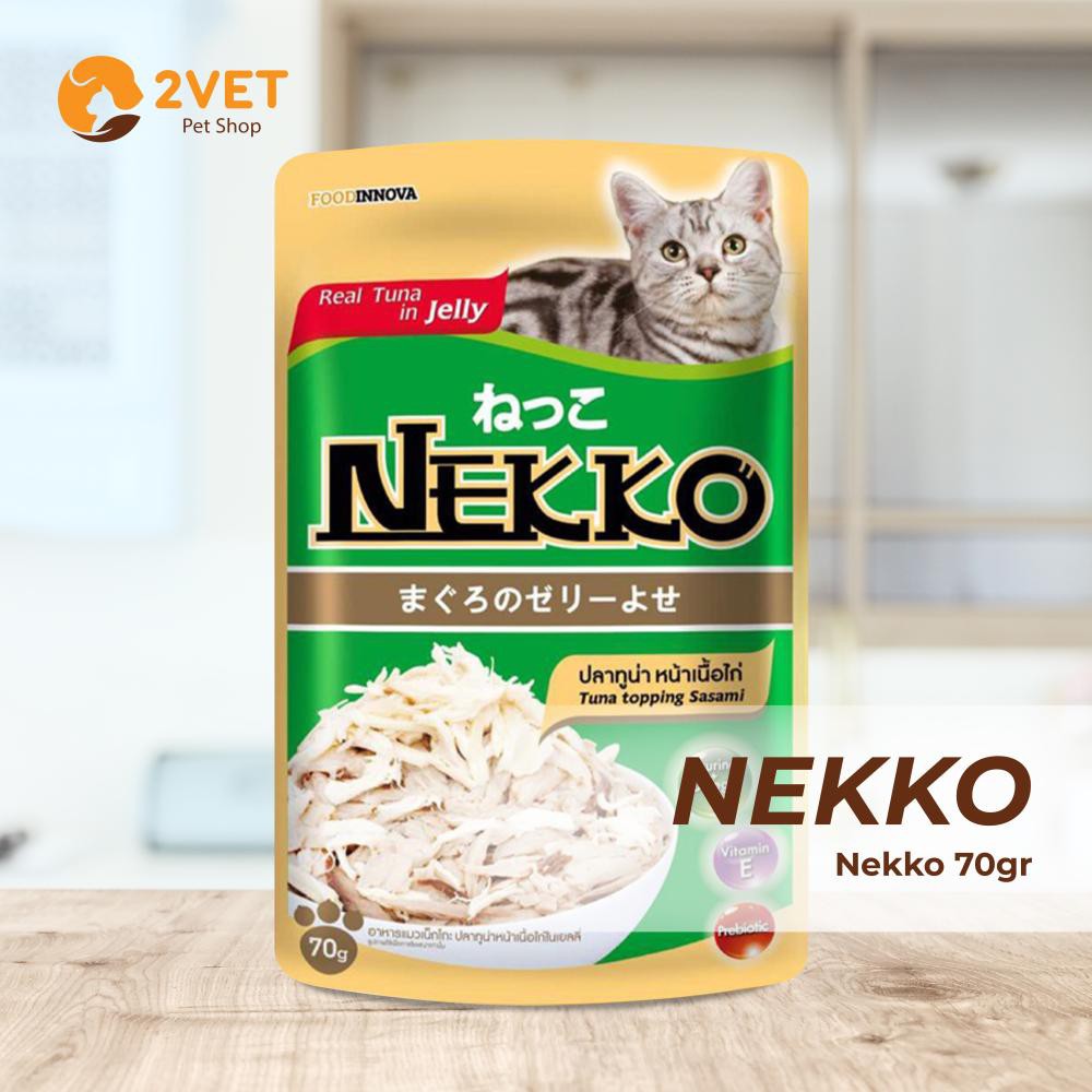 Pate Cho Mèo - Pate NEKKO KITTEN -Thực Phẩm Dành Cho Những Chú Mèo - Giàu Dinh Dưỡng - Gói 70G