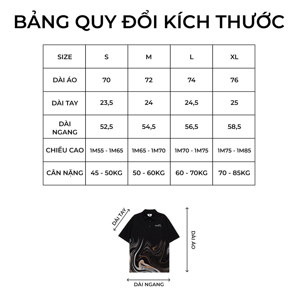 Áo Polo Oversized SNAZZY Unisex Nam Nữ Chất Liệu Cotton Chính Hãng - LONGBIEN
