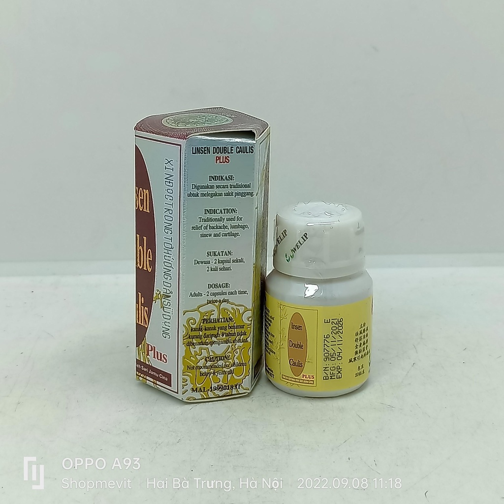 Linh Tiên Song Đằng Tố - Linsen Double Caulis Plus - Viên Uống Hỗ Trợ GOUT KHỚP Malaysya